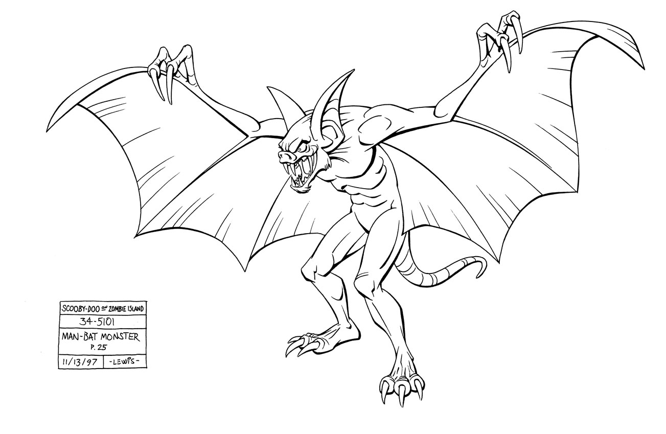 1303x849 Scooby Zombie Island Man Bat Monster