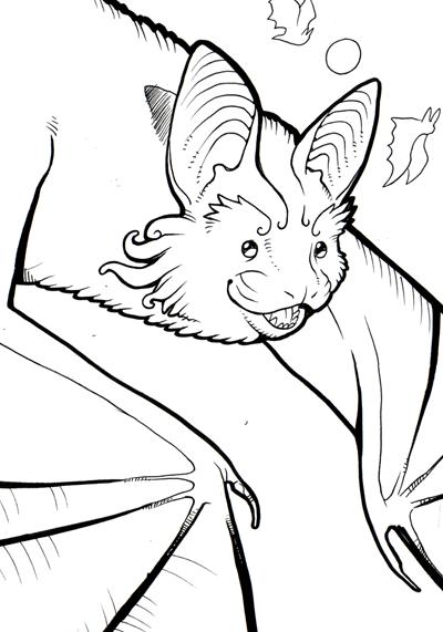 400x571 Indiana Bat Card Sketch By Endangeredark