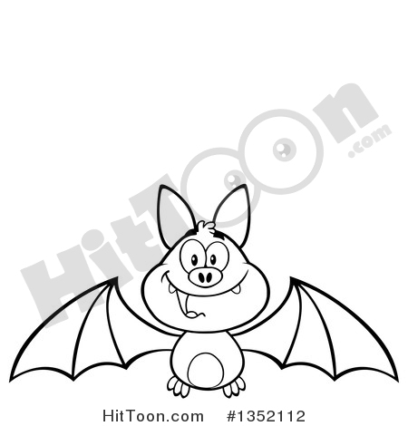 450x470 Flying Bat Clipart