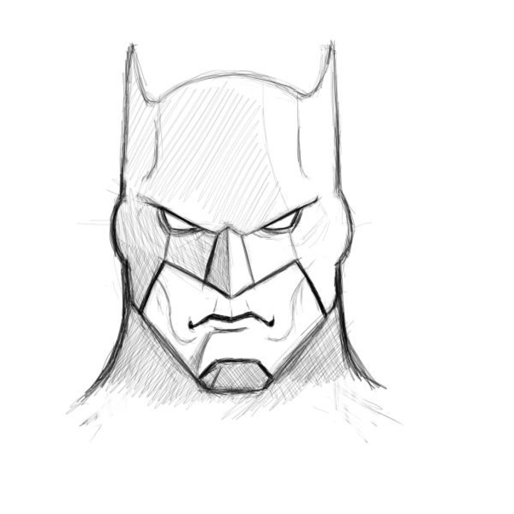 1024x1024 Batman Drawing Pictures
