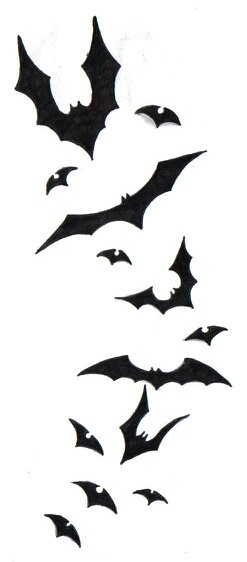 247x562 Bat Swarm Ink Bats, Tattoo And Batman Tattoo