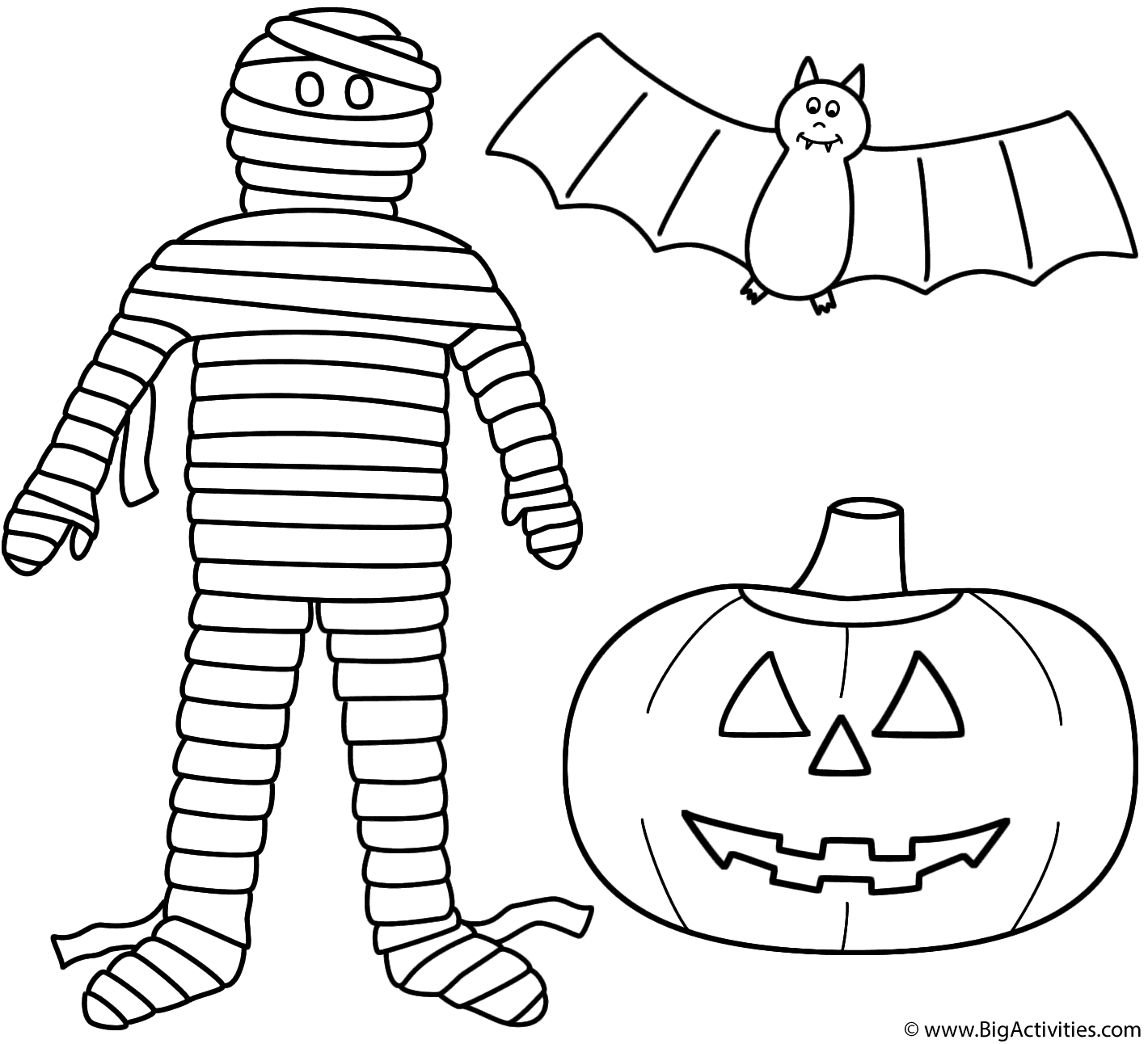 1420x1292 Mummy With Pumpkinjack O Lantern And Bat