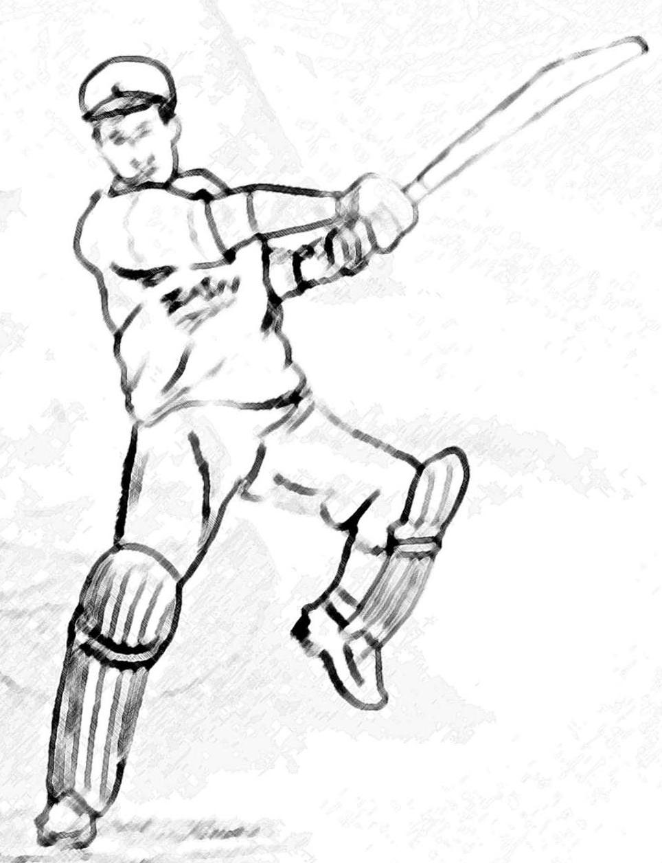 964x1256 Pencil Sketches Amp Painting Cricket
