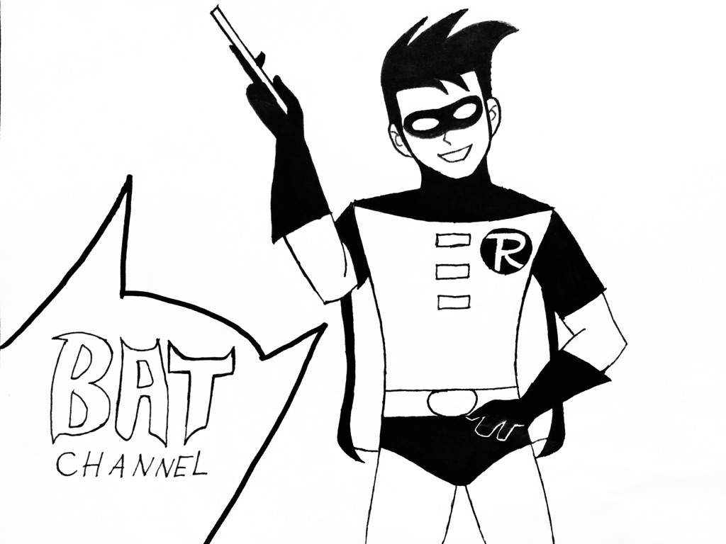 1024x768 Bat Channel Sketch Dc Entertainment Amino