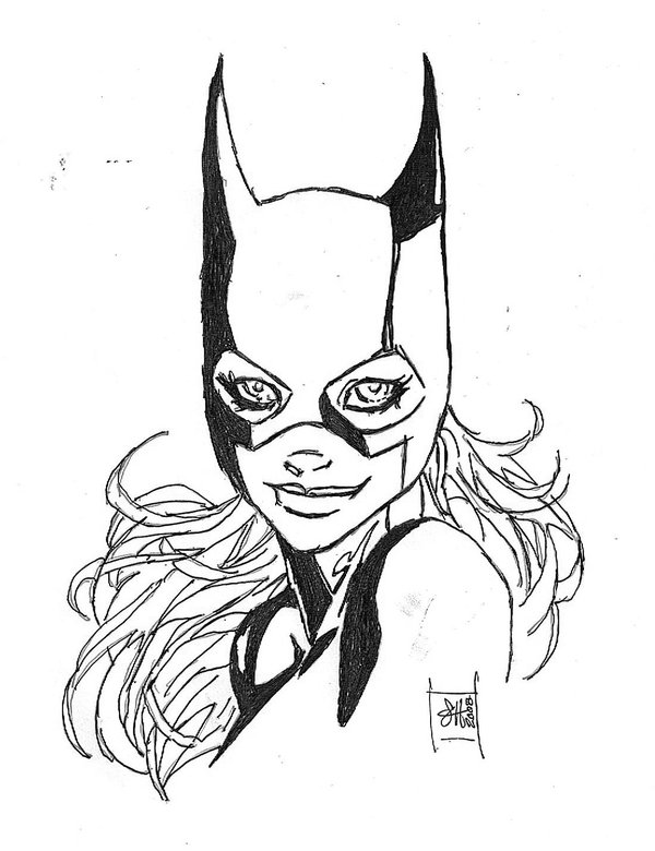 600x780 Batgirl Portrait By Forty Fathoms