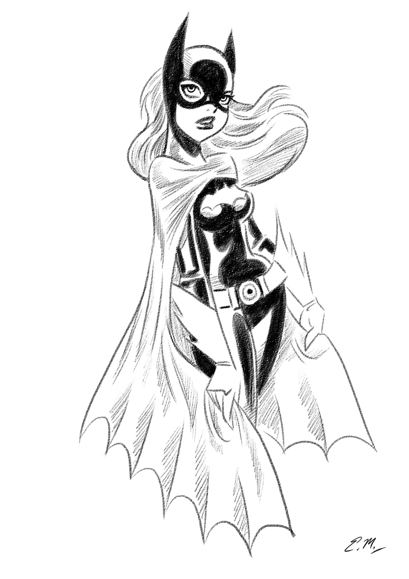 800x1131 Batgirl Commission By Em Scribbles On Batgirl