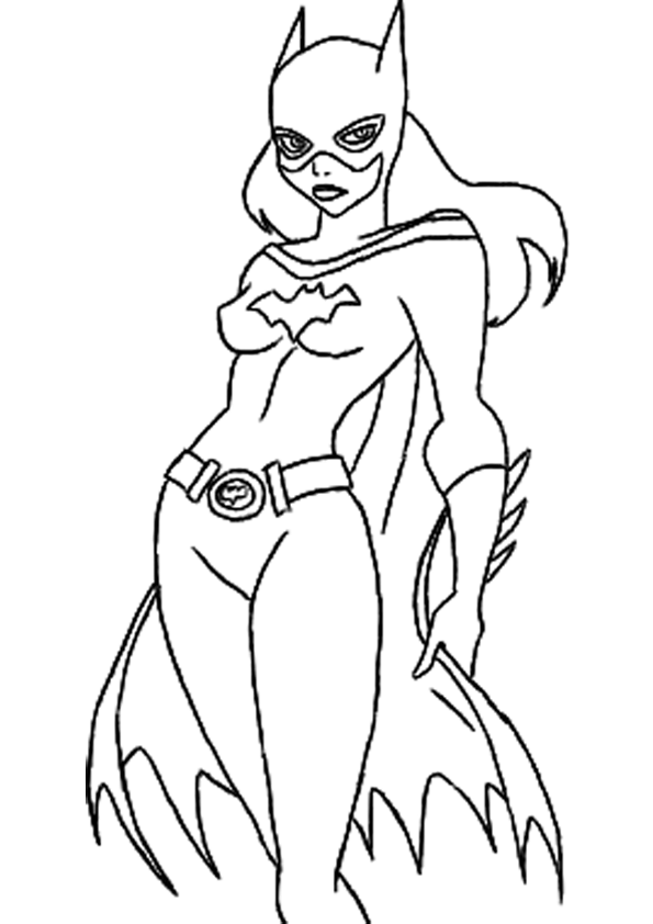 595x842 Batgirl Line By Tonicshadow