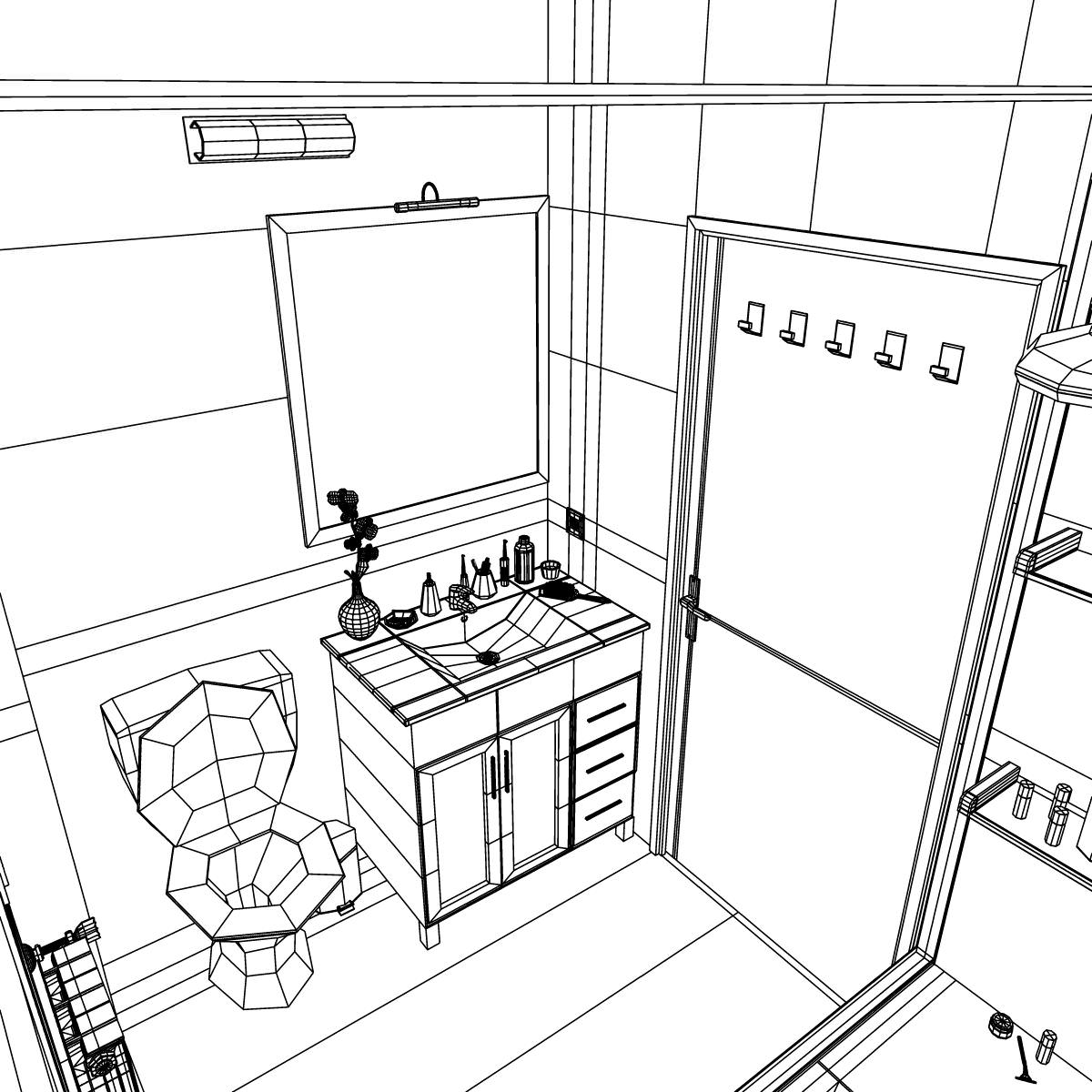 1200x1200 Bathroom 3d Model Toothbrushes Cgtrader