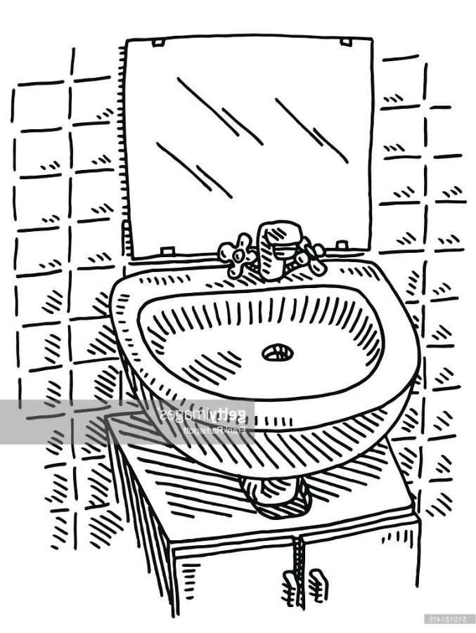 677x901 Bathroom Drawing