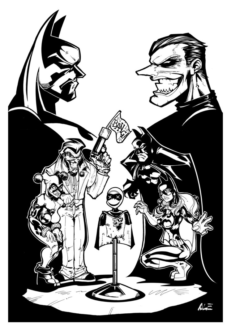 747x1069 Batman Beyond Return Of The Joker, Inks. By Aleroger