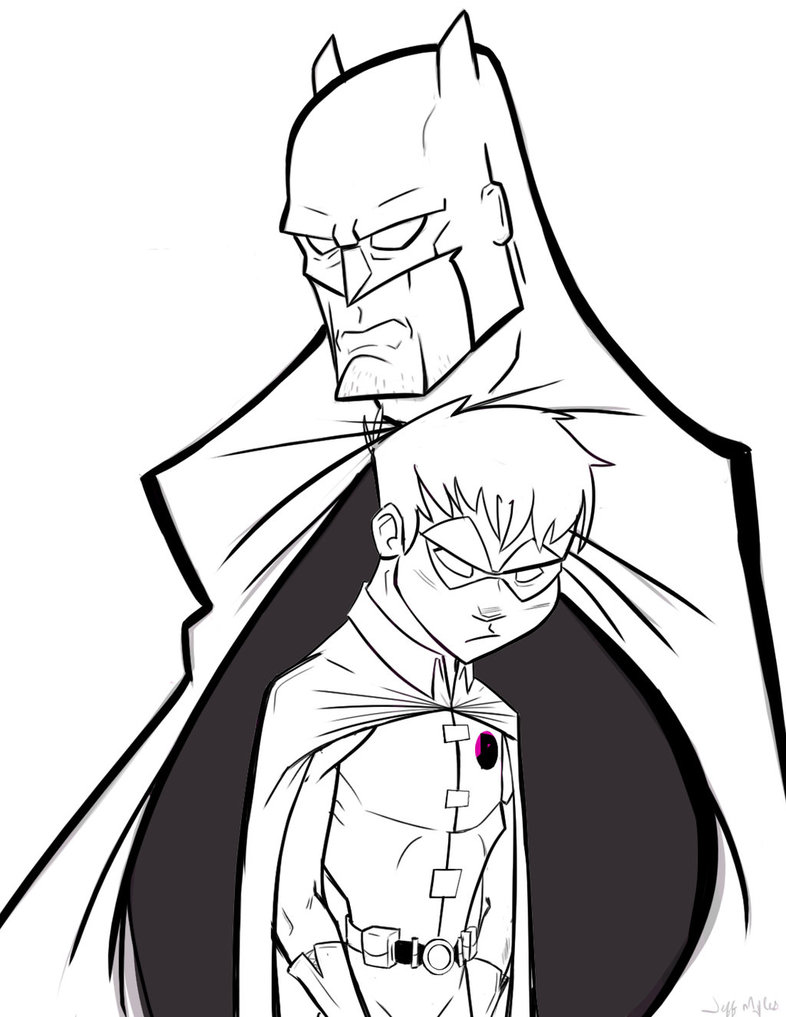 786x1017 Batman And Robin By Jeffmyles