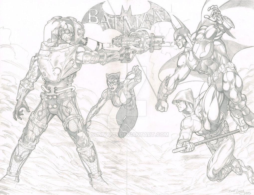 1019x784 Batman Arkham City Commission By Sunny615