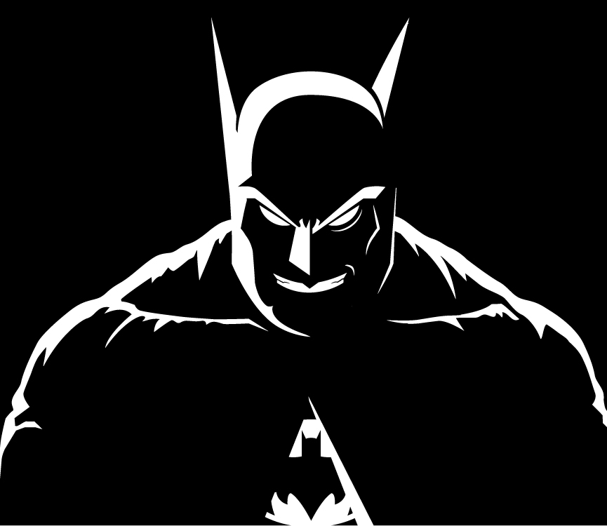 Batman Black And White Drawing at GetDrawings | Free download