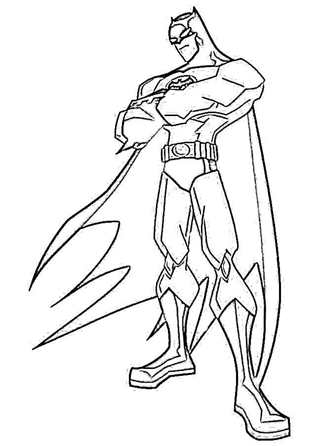 648x903 Batman Cartoon Sketch