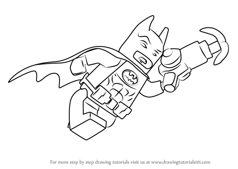 800x567 Learn How To Draw Batman From The Lego Batman Movie (The Lego