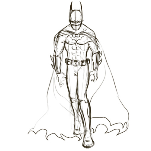 500x500 How To Draw Batman