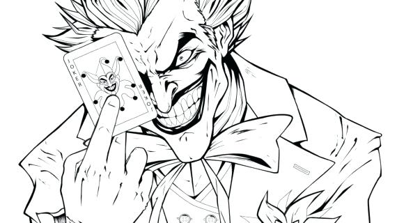 570x320 Joker Coloring Pages Lego Batman Drawing Printable My Image Sense