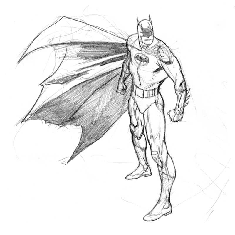 800x800 Kevin Nowlan Batman Card Art