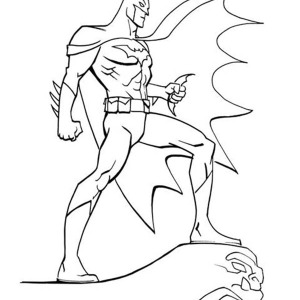 300x300 Kids Drawing Of Batman Coloring Page Coloring Sun