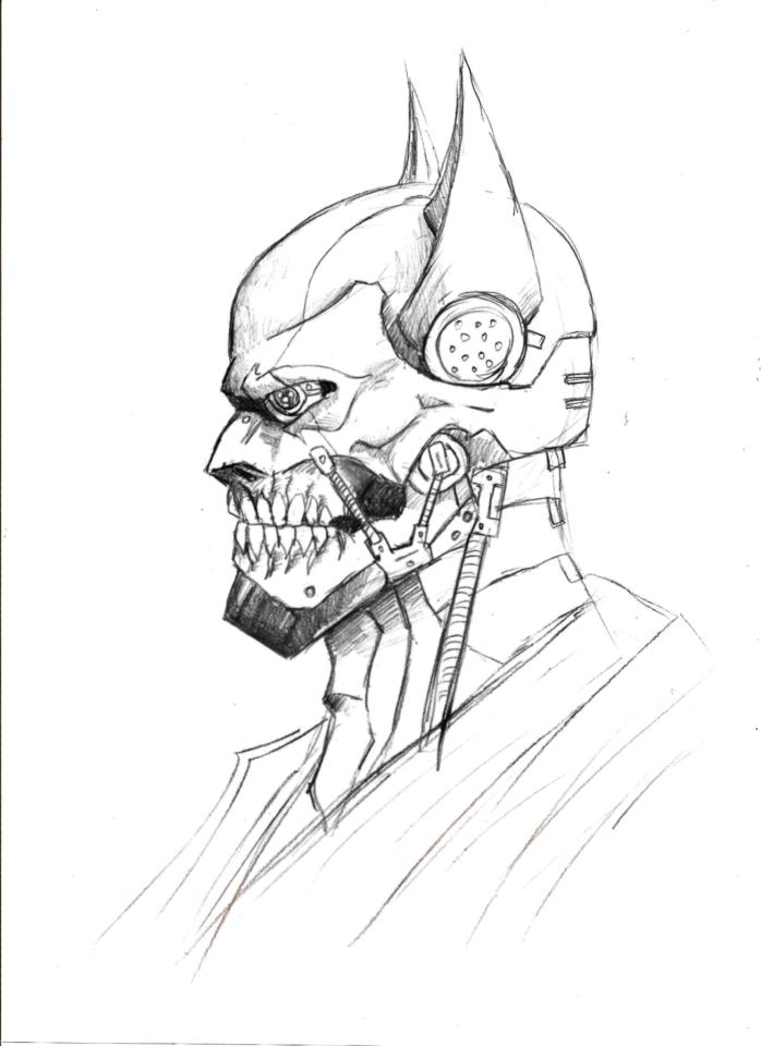 698x960 Cyborg Batman By Darkmatteria