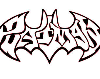 340x270 Glass Bead Batman Symbol Necklace Handmade Pixelated Super