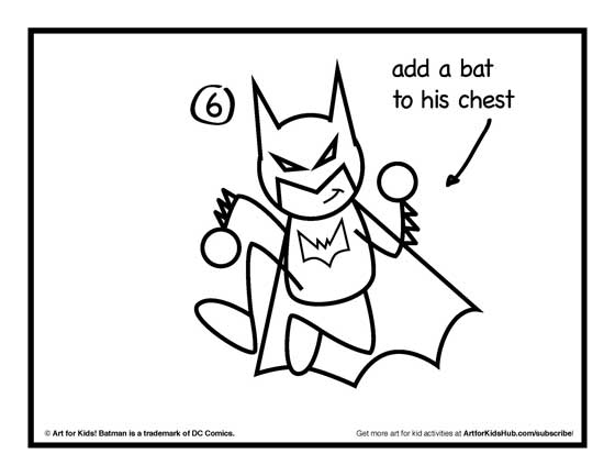 560x433 How To Draw Batman
