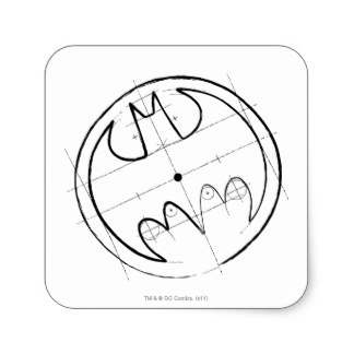 324x324 Batman Emblem Stickers Zazzle