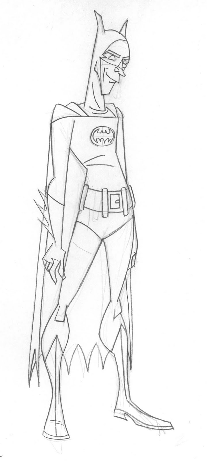 720x1600 Draw! Batman Brave And The Bold Character Design