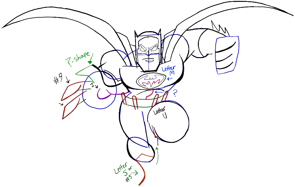 948x602 How To Draw Batman From Dc Comics With Easy Step By Step Drawing