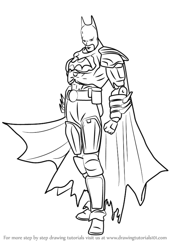 567x800 Batman Images To Draw Allofpicts