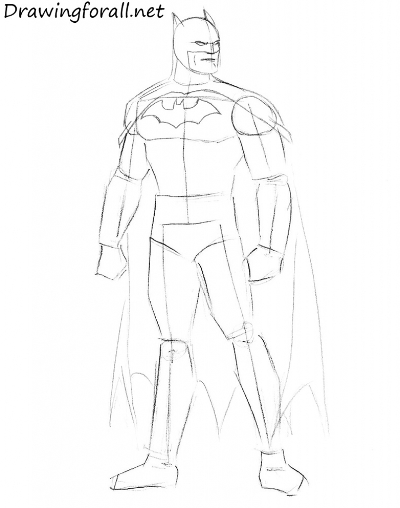 807x1024 How To Draw A Batman How To Draw Batman Easy Step Step Dc Comics