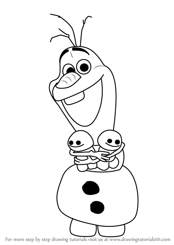 600x846 How To Draw Olaf Really Easy Tags How To Draw Olaf Easy Glaceon