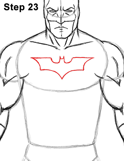 404x523 How To Draw Batman (Full Body)