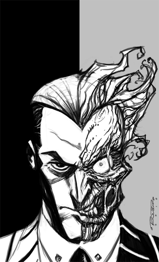 546x900 Sketchtwo Face By Kharyrandolph On Batman