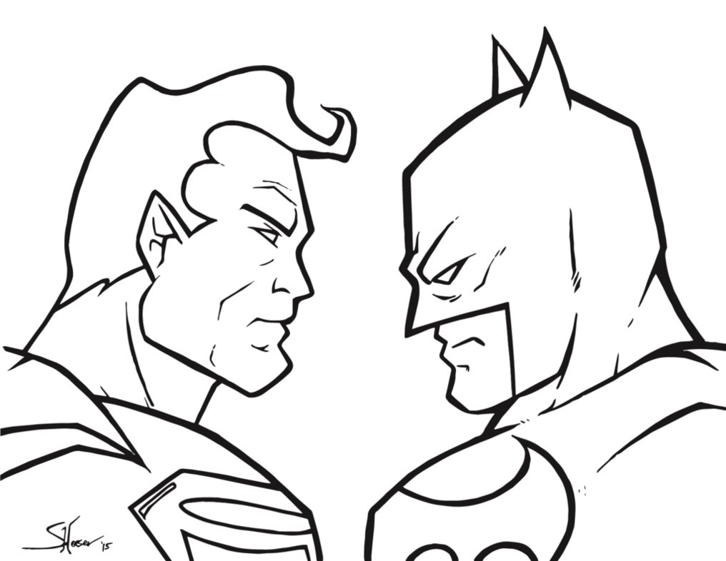 1016x786 Superman V Batman Sketch By Shane Derek