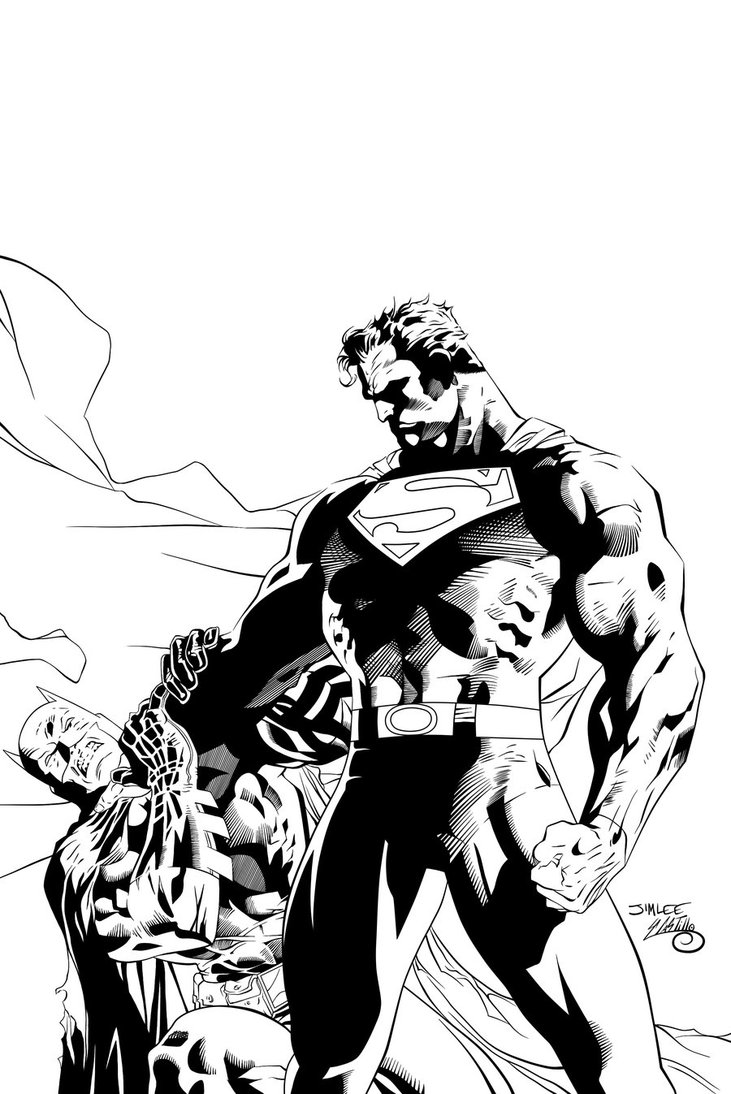 731x1094 Batman Vs Superman Ink