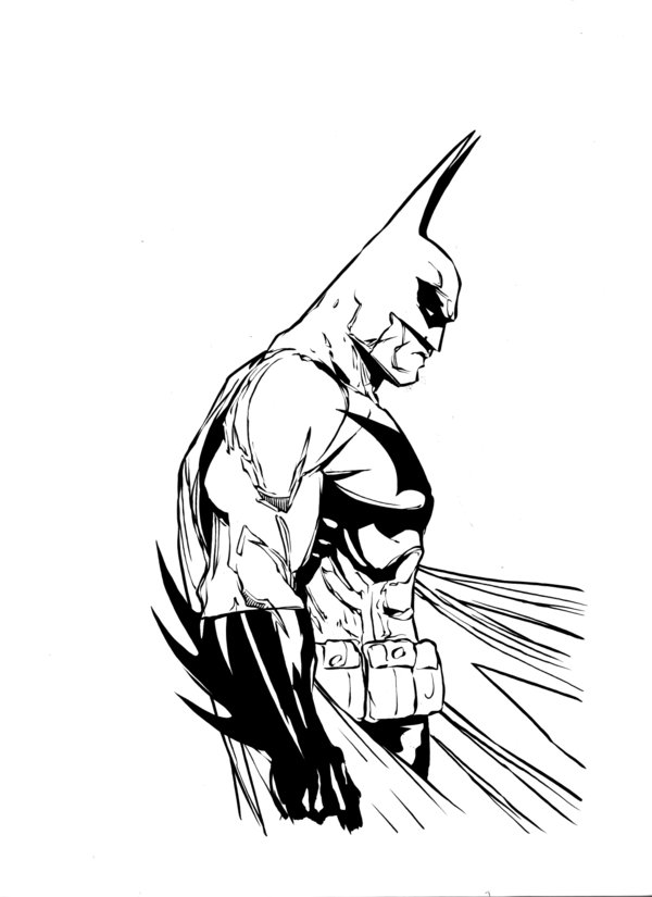600x825 Batman Ink By Realbrick