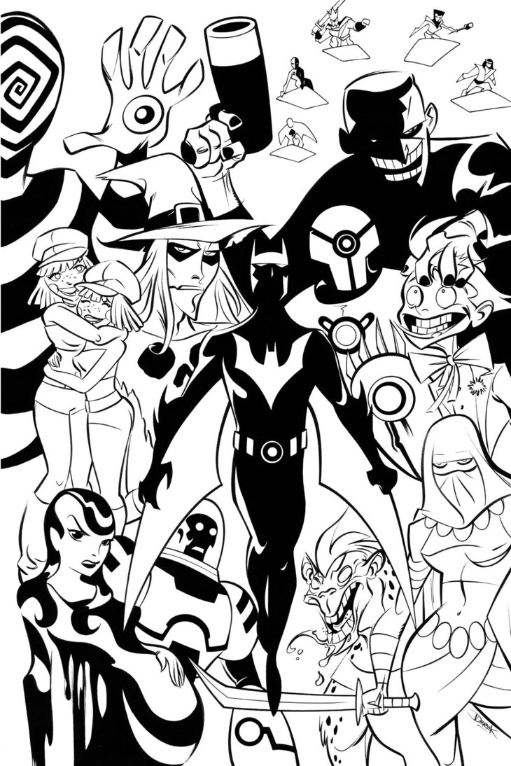730x1094 Batman Beyond Inks By Dfridolfs