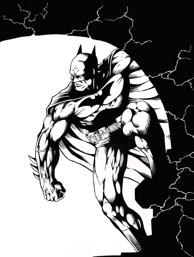 777x1029 Batman Inks By Miriamarnott