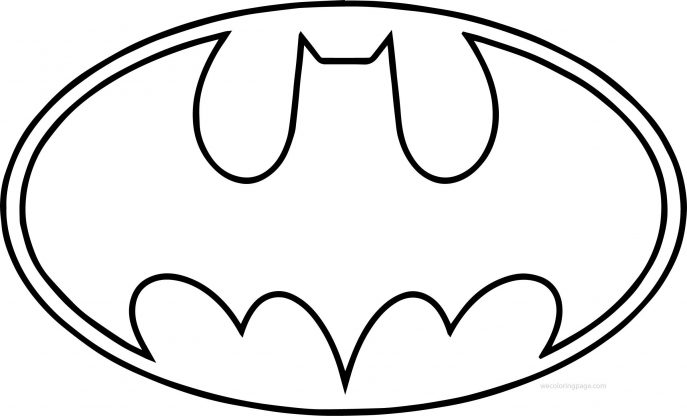 687x416 Coloring Pages Elegant Batman Logo Coloring Pages 8iao4lb5t