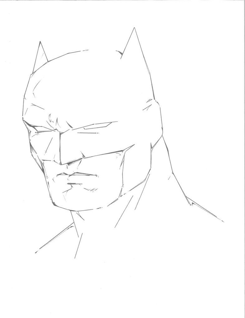 786x1017 Batman Pencil Drawing