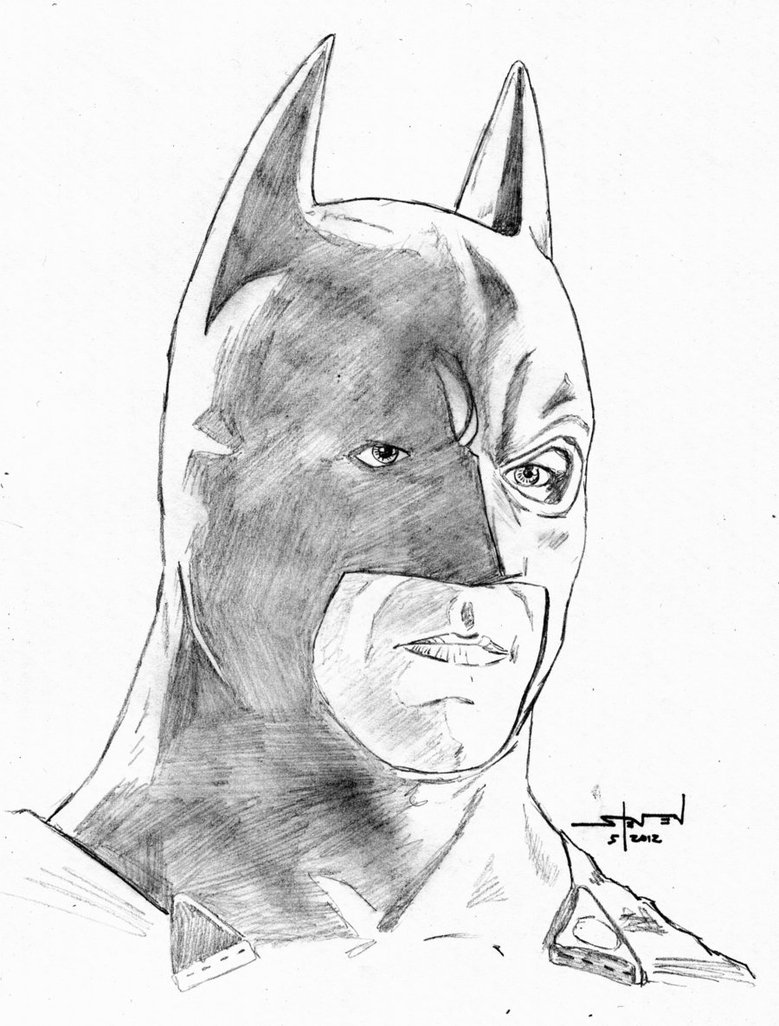 Batman Pencil Drawing at GetDrawings | Free download