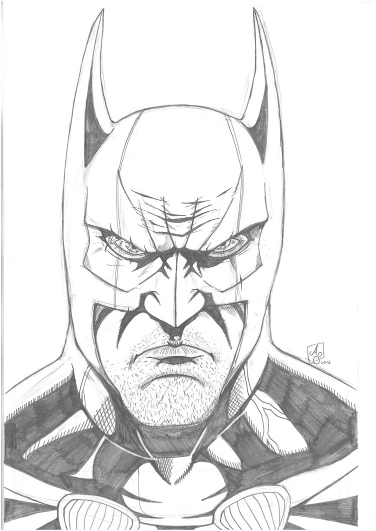 752x1063 Batman Arkham Origins (Pencils) By Daddyx2x