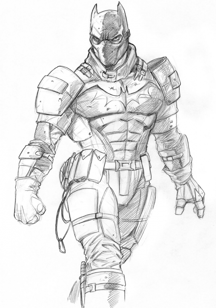 719x1024 Batman Best Pencil Drawing Easy To Draw Pencil Sketches Pencil