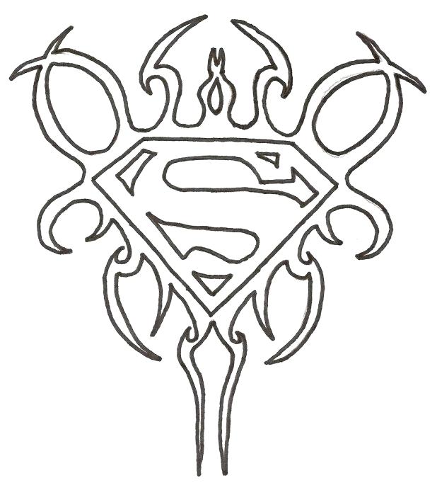 618x699 Superman Logo Coloring Pages Batman Emblem Coloring Pages Adult