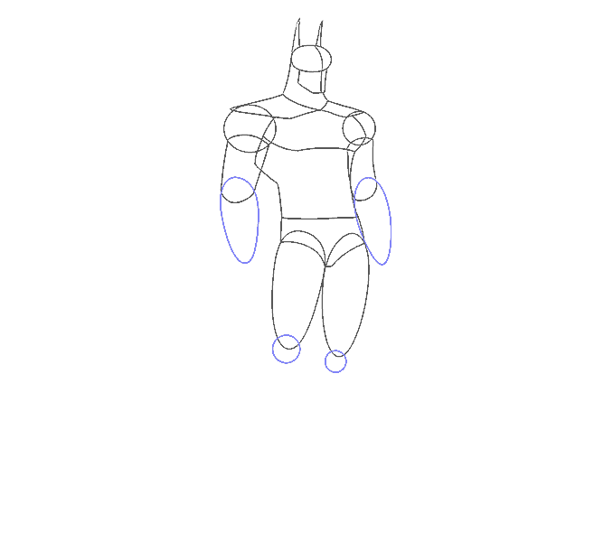 678x600 How To Draw Batman Easy Drawing Guides