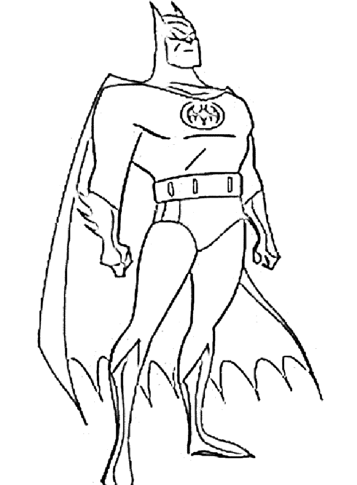 700x951 Simple Batman And Superman Coloring Pages