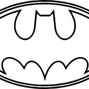 300x300 Coloring Pages Of The Batman Symbol Fresh Batman Logo Coloring