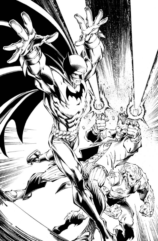 527x800 Batman Vs Joker And Killer Croc By Bagley And Rapmund, In Jens