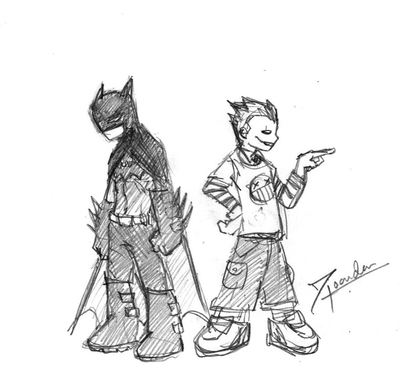 800x722 Batman Nd Joker Chibi By Bloodcult